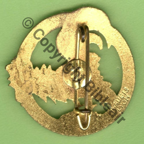 513  GAO.513 1939  Pieds rouges Bleu fonce A.AUGIS LYON 2Lignes Dos lisse Bol fenetre petit Src.Y.GENTY 109Eur(x5) 